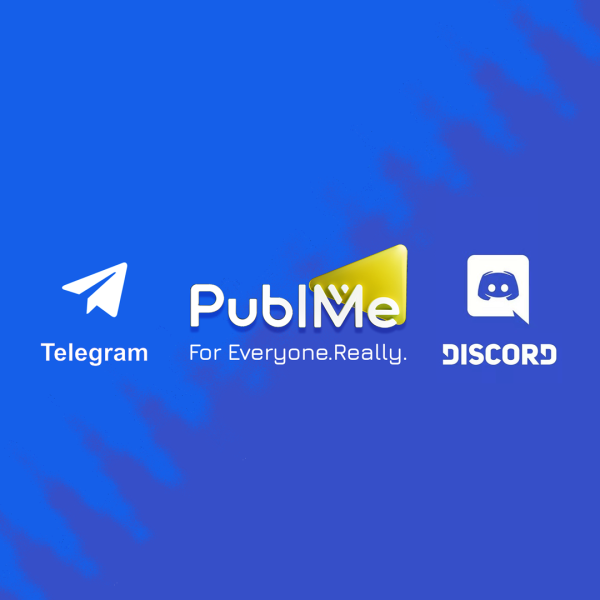 We are launching community in Discord and Telegram